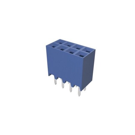 Fci Board To Board & Mezzanine Connectors 8P Dr Pcb Mnt Recpt 2.54 Mm X 2.54 Mm 87606-304LF